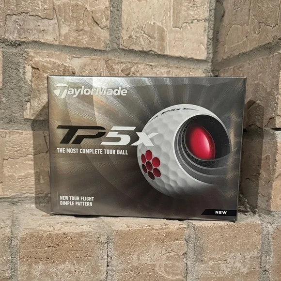 TaylorMade TP5x Golf Balls - White - Picture 1 of 2